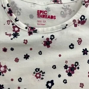 Epic Threads | Dresses | Nwot Epic Threads White Pink Blue Floral ...